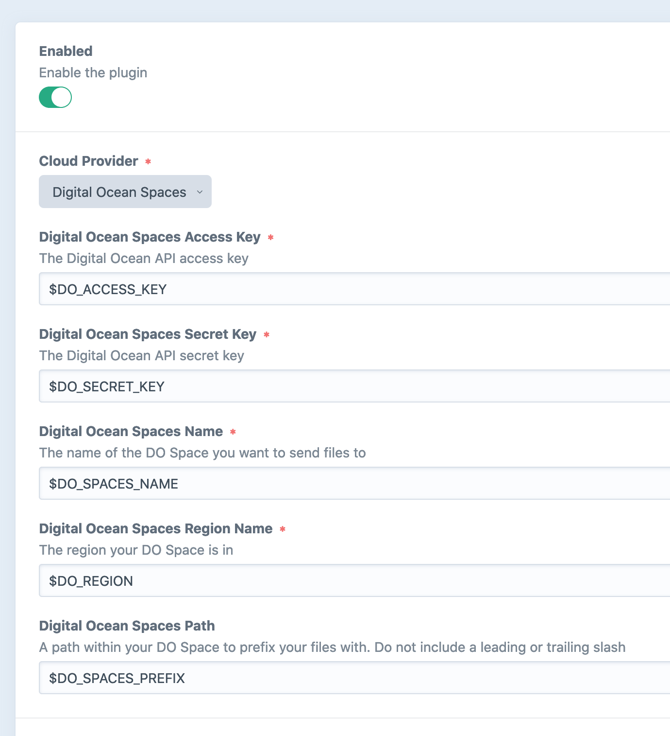 Configuring Digital Ocean Spaces with Craft Remote Sync